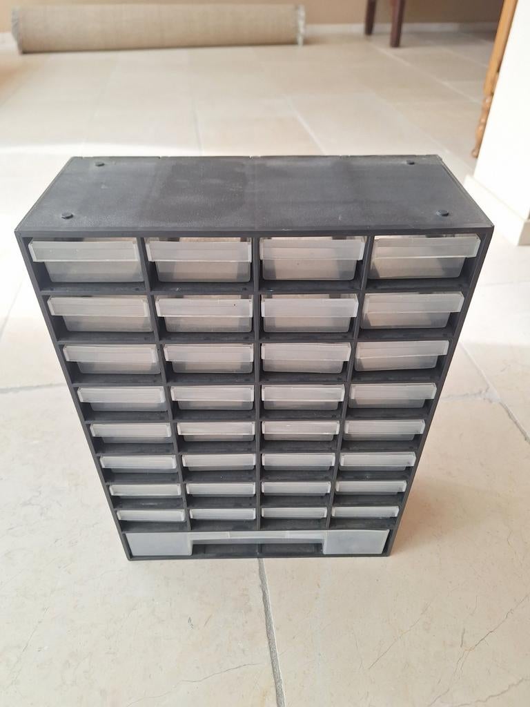 4 Opbergboxen met 33 bakjes, Ophalen of Verzenden