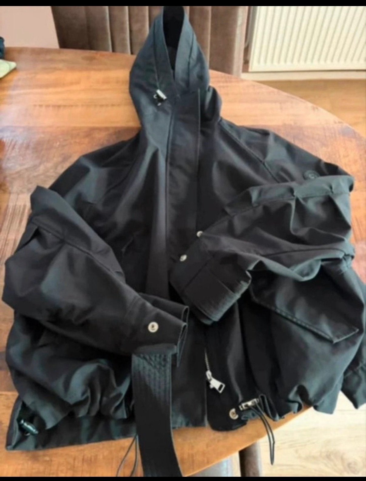 Zo goed als nieuwe dames Air Force Jas (oversized XS), Ophalen, Zo goed als nieuw, Maat 34 (XS) of kleiner, Zwart