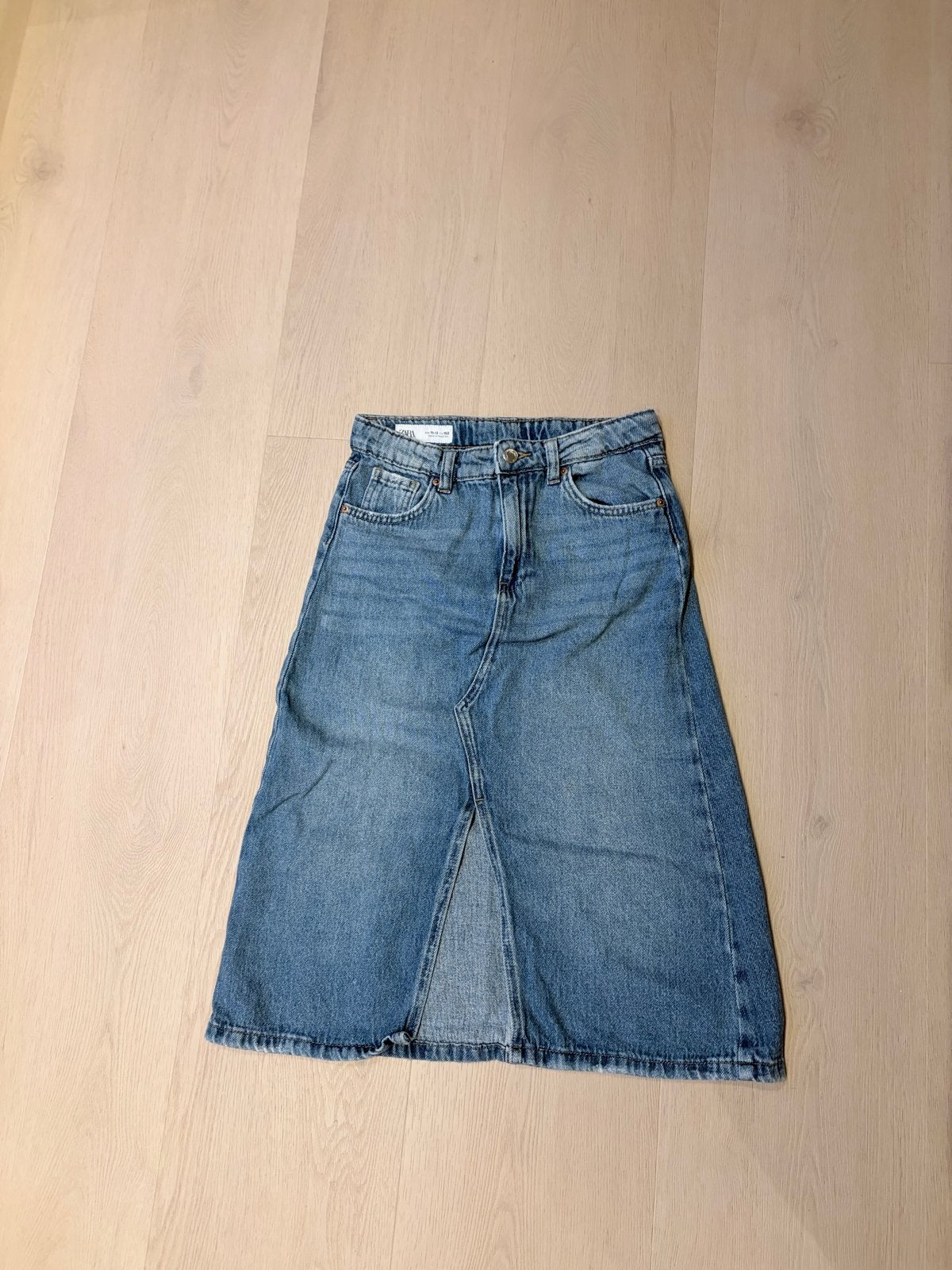 Zara spijkerrok met split - Maat 11-12 jaar (152 cm), Ophalen of Verzenden, Zo goed als nieuw