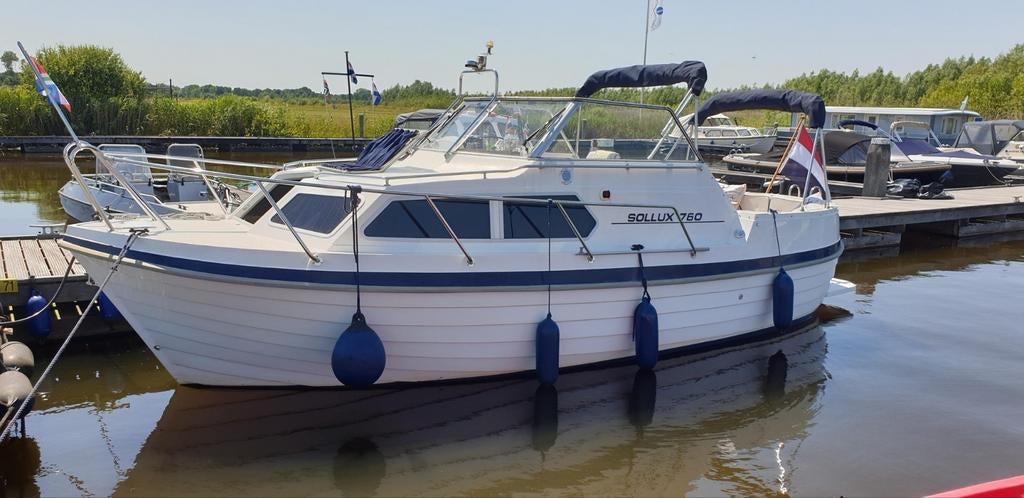 Zeer mooie Sollux 760 met Boegschroef bj 2004, Ophalen, Gebruikt