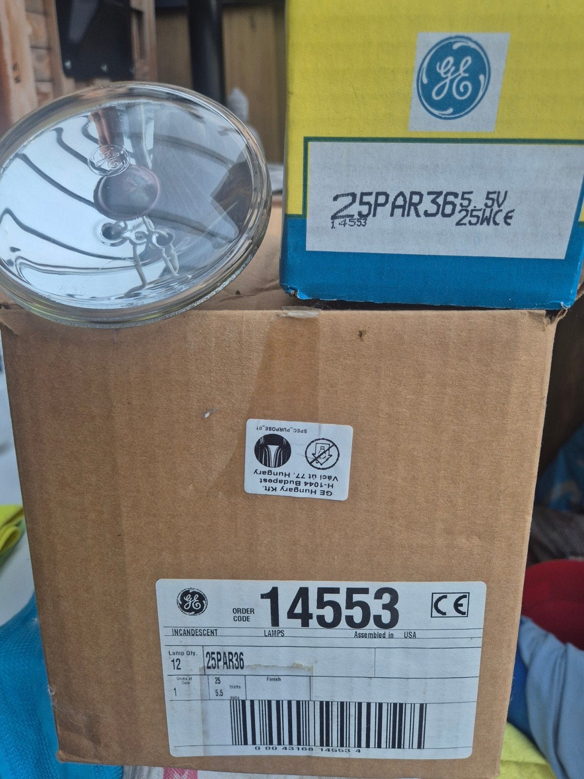 Nieuwe GE 25PAR36 5.5V 25WCE Disco Lampjes, Ophalen of Verzenden