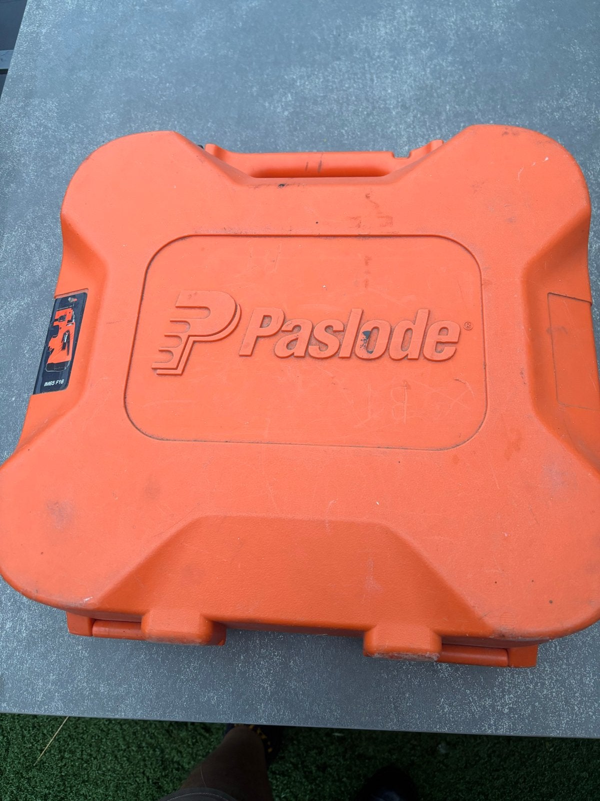 Paslode IM65 F16 Lithium tacker in koffer, Ophalen, Gebruikt