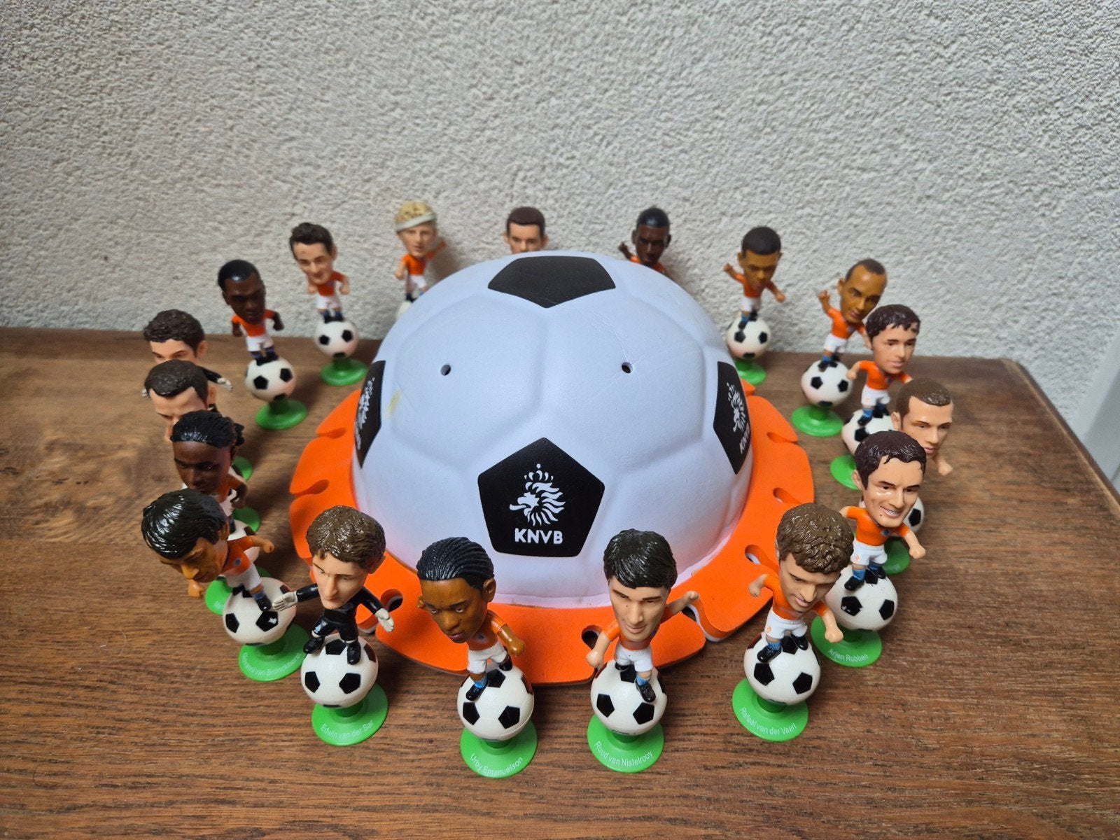 Voetbal  bobbleheads met Nederlands elftal spelers 2006 knvb, Ophalen of Verzenden, Zo goed als nieuw, Overige binnenlandse clubs