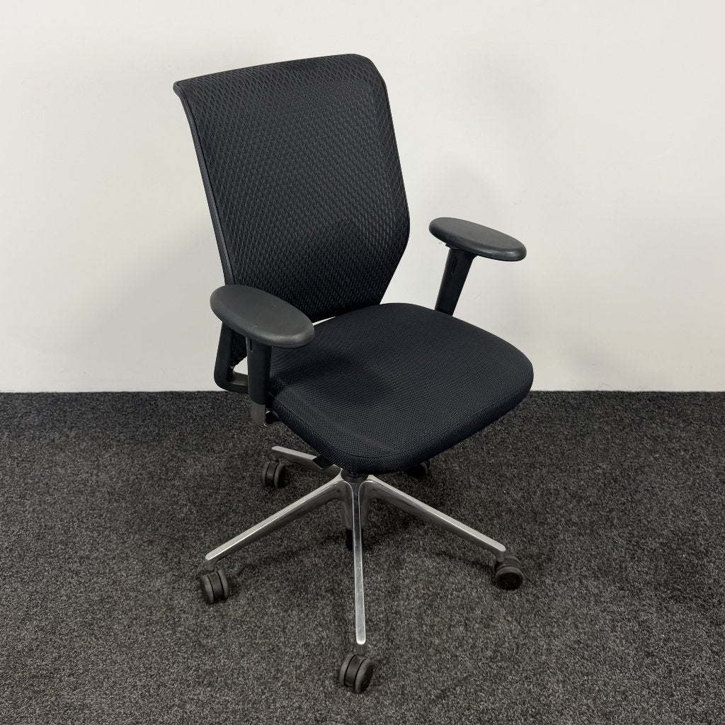 Bureaustoel Vitra ID Mesh | Zwart 26337, Huis en Inrichting, Bureaustoelen, Ophalen, Gebruikt, Zwart, Bureaustoel