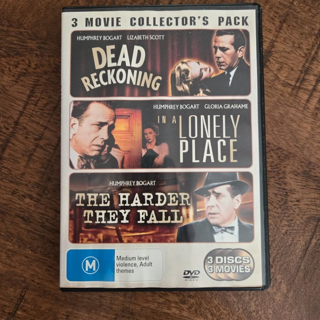 Dead Reckoning, In a Lonely Place & The Harder They Fall, Horror, Alle leeftijden, Ophalen of Verzenden, Zo goed als nieuw