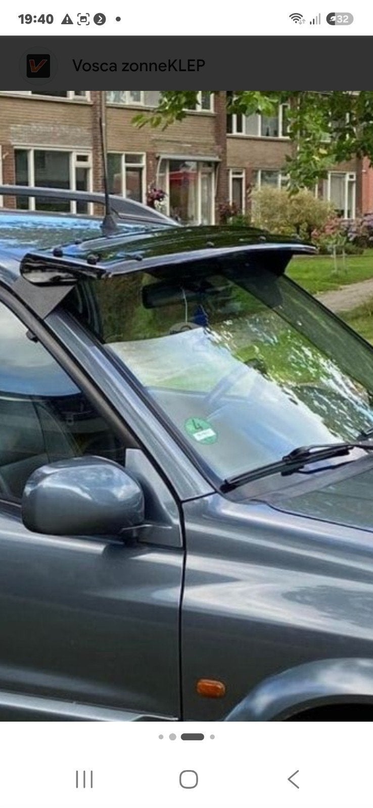 gezocht zonneklep suzuki vitara, Ophalen of Verzenden