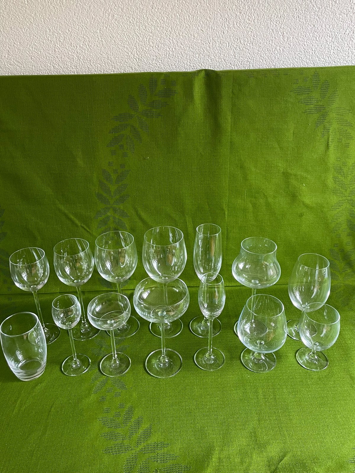 Diverse modellen glaswerk Schott Zwiesel Excelsior, Ophalen of Verzenden, Zo goed als nieuw