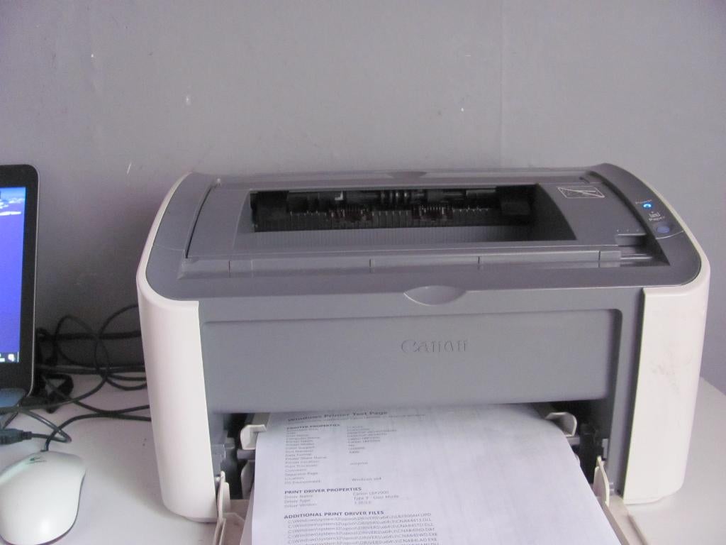 Canon LBP2900 laserprinter heeft nieuwe fuser nodig, Zwart-en-wit printen, Gebruikt, Canon, Printer