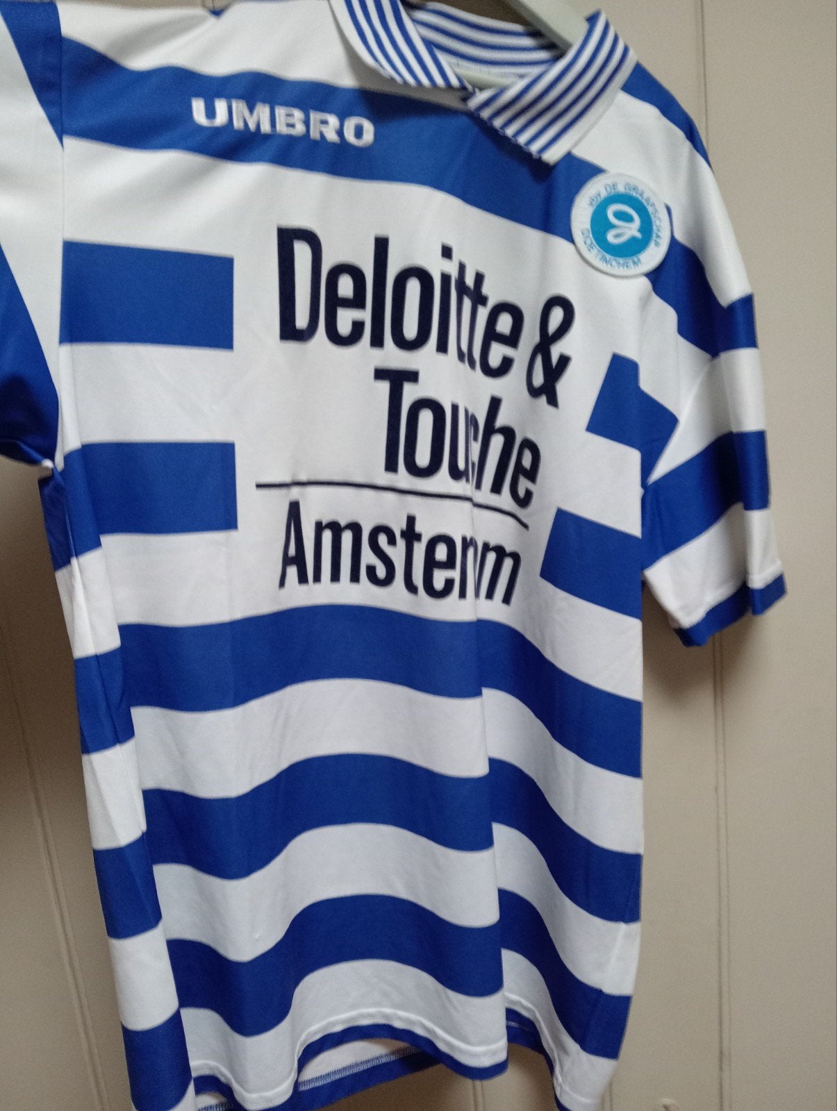 Vintage De Graafschap Thuisshirt 97/98 - Deloitte & Touche, Maat XL, Ophalen of Verzenden, Gebruikt, Shirt