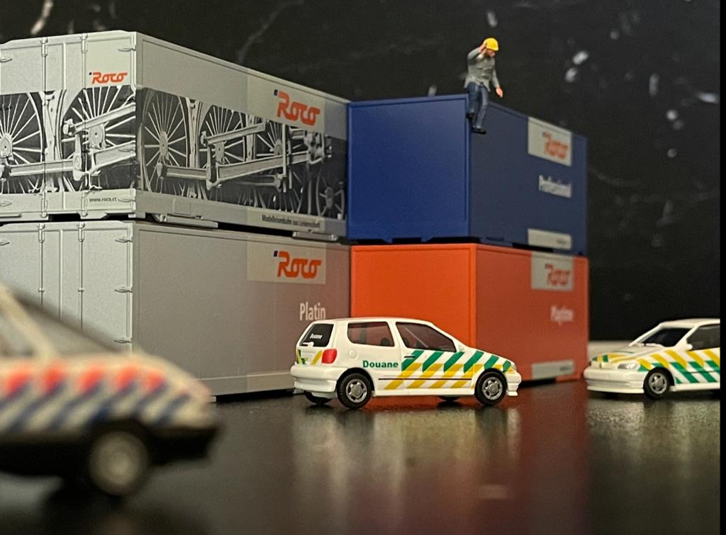 DB-2235: Douane betrapt container uithaler op Maasvlakte, Gelijkstroom, Ophalen of Verzenden, Roco, Nieuw