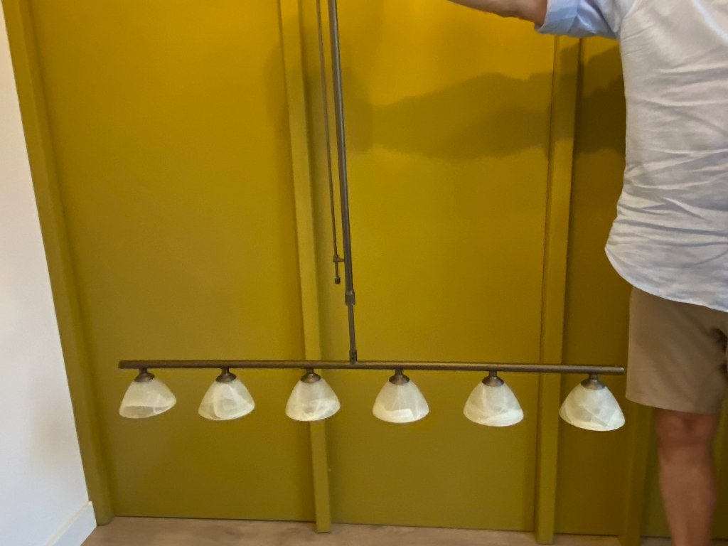lamp, Huis en Inrichting, Ophalen, Gebruikt, Glas