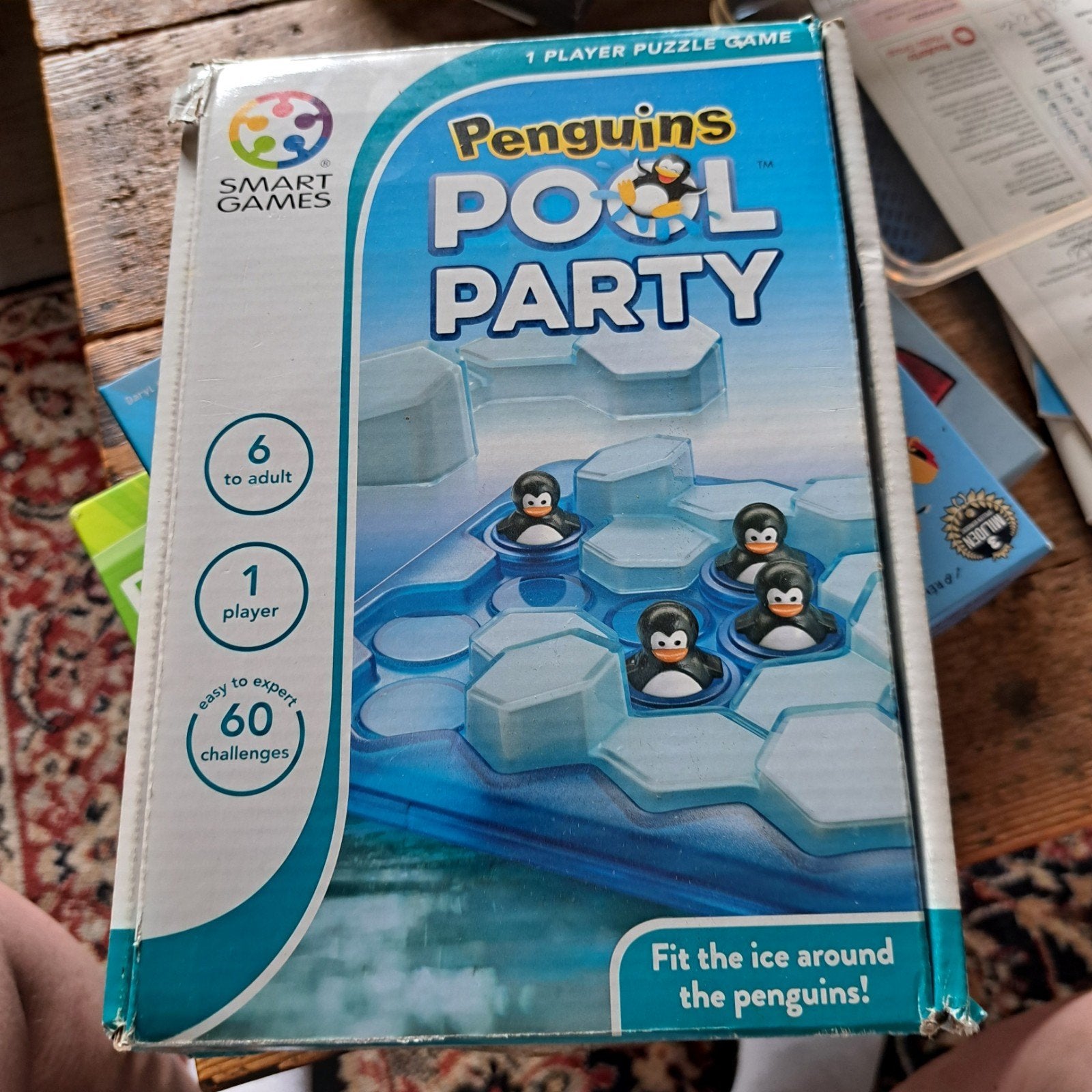 SmartGames Penguins Pool Party - Puzzelspel, Een of twee spelers, SmartGames, Ophalen of Verzenden, Zo goed als nieuw