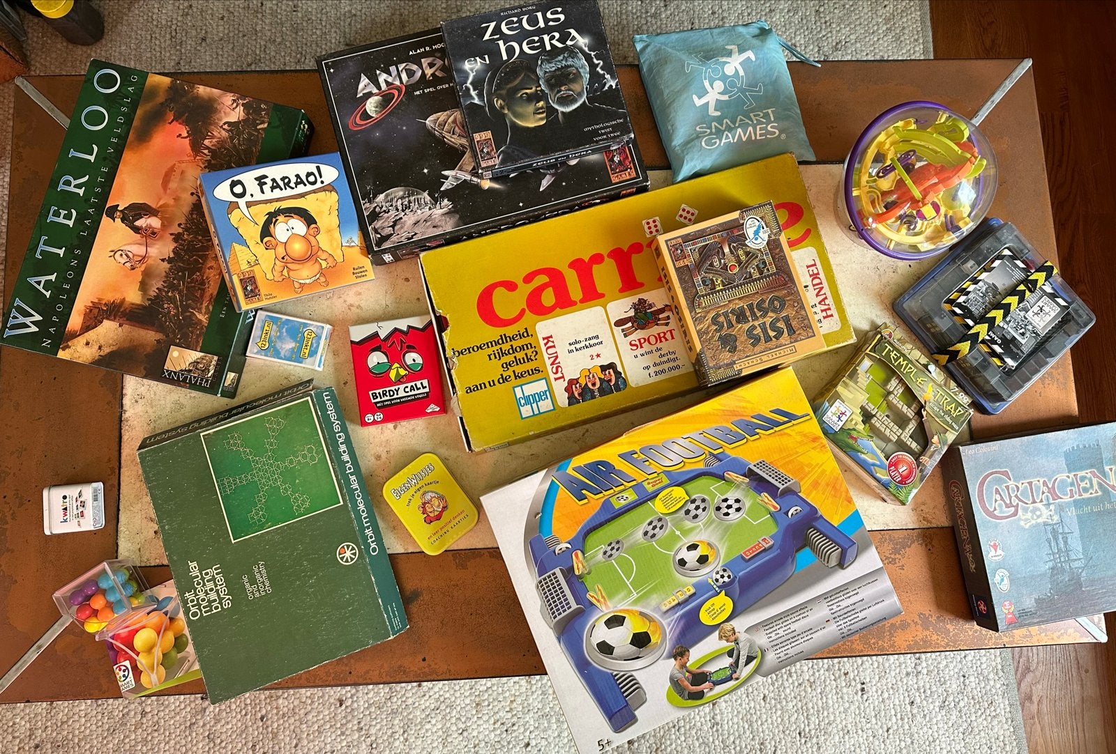 Grote collectie bordspellen en gezelschapsspellen, Een of twee spelers, Ophalen, Gebruikt