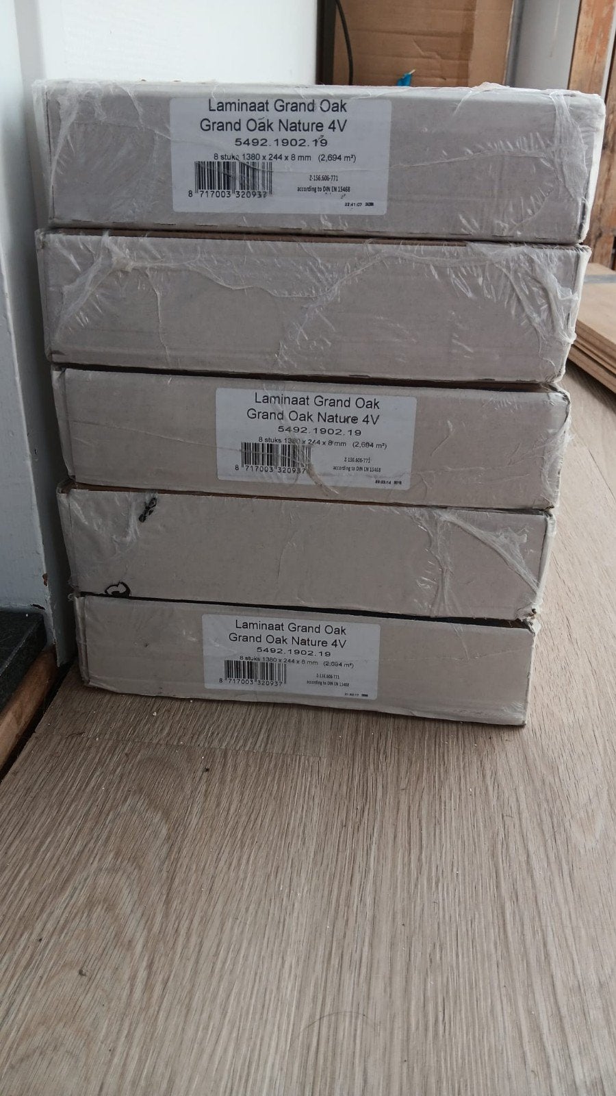 Laminaat, Ophalen, 50 tot 150 cm, Nieuw, 10 tot 30 cm