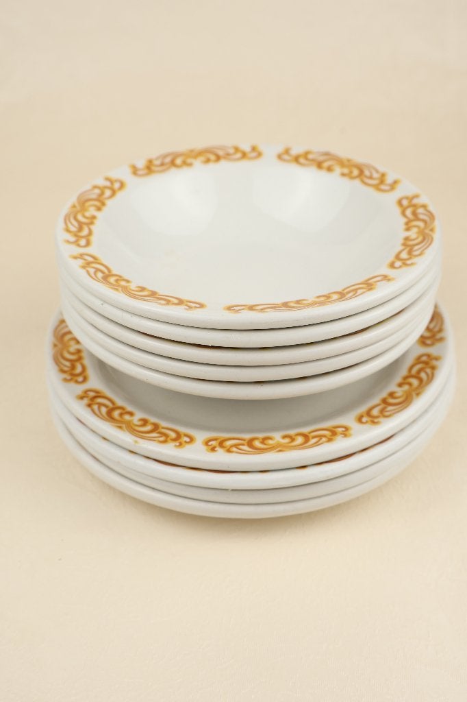 9-delige vintage Grindley Caravelle set – Engeland, Antiek en Kunst, Antiek | Servies los, Ophalen of Verzenden