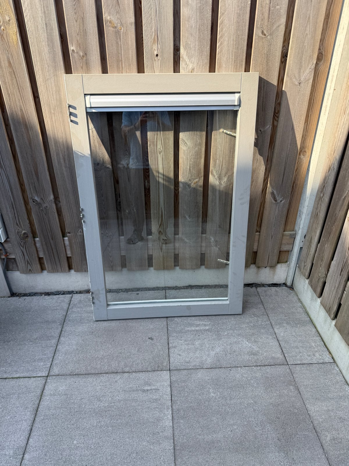 Hardhouten kozijnen met dubbel glas, Ophalen, Gebruikt, Raamkozijn, Inclusief glas
