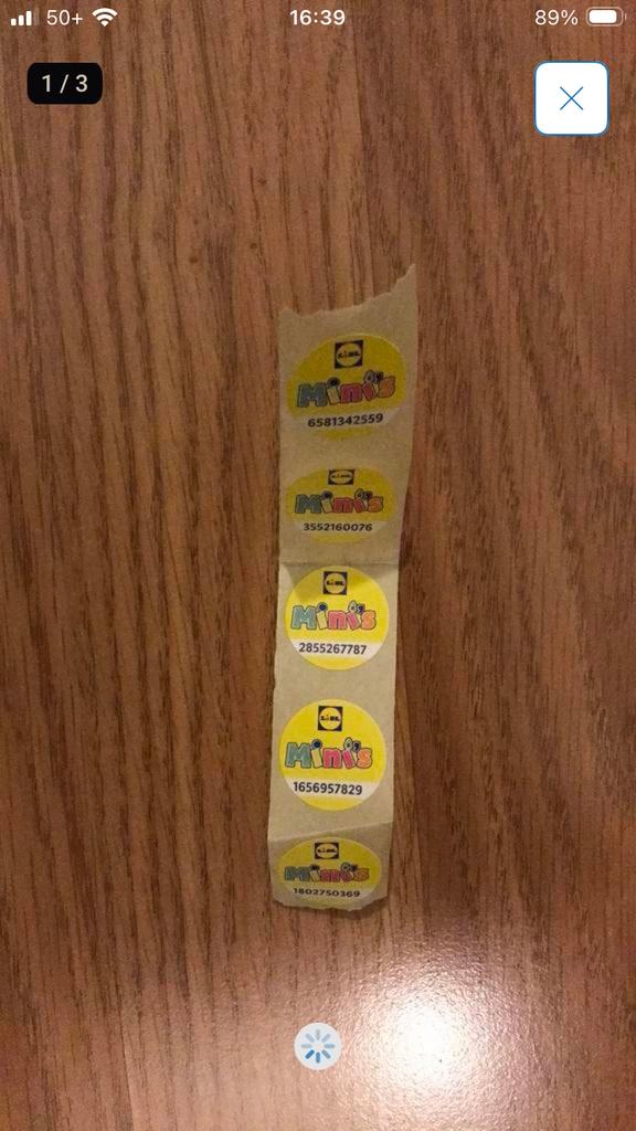 Lidl mini’s 5 stuks, Ophalen of Verzenden