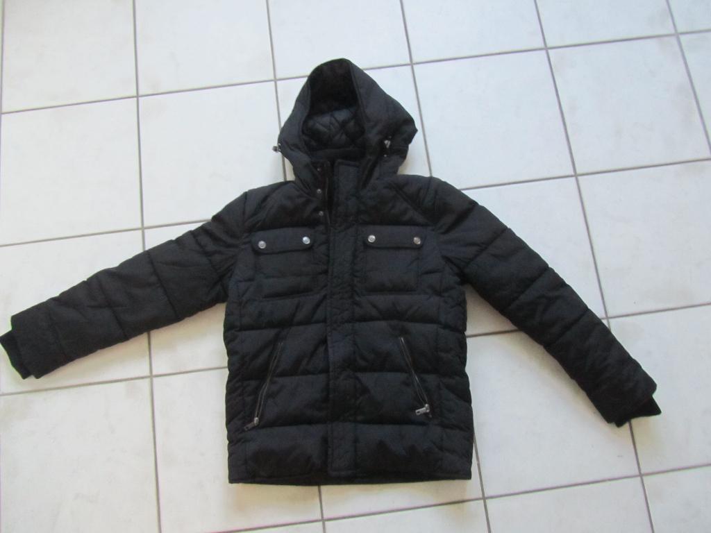 Zwart donsjas 50, Zwart, Zo goed als nieuw, H&M, Verzenden