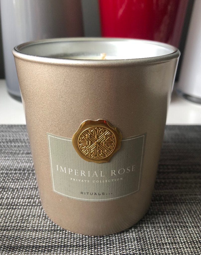 Rituals Imperial Rose kaars 360g, Nieuw, Ophalen of Verzenden, Glas, Rituals