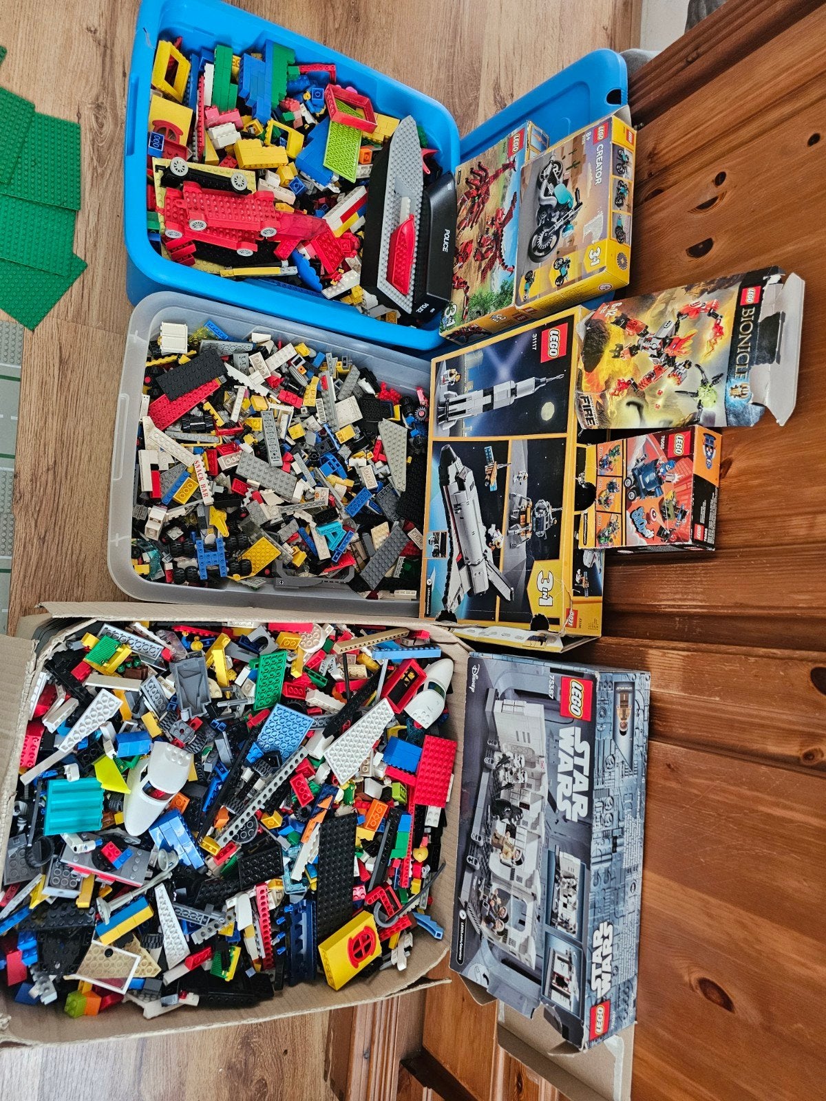 Grote partij LEGO:, Ophalen