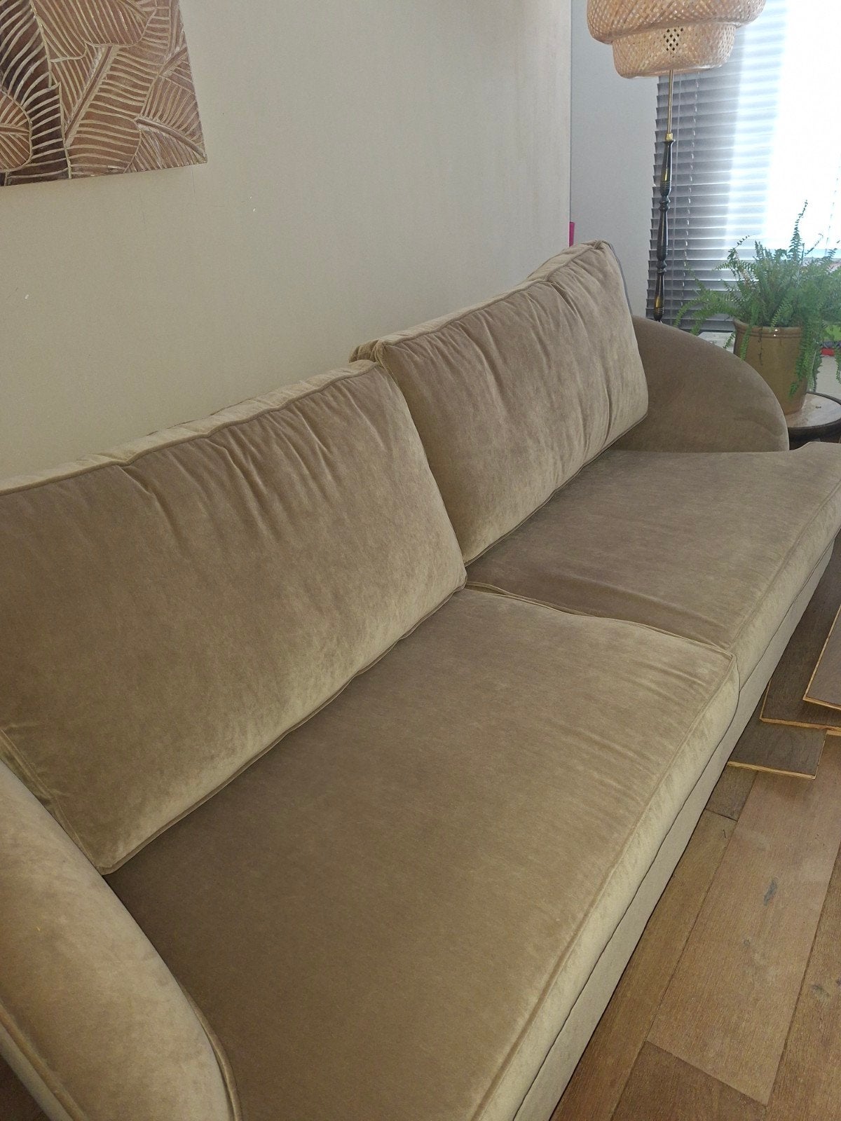2/3 zits bank, Ophalen, Driepersoons, 75 tot 100 cm, Zo goed als nieuw