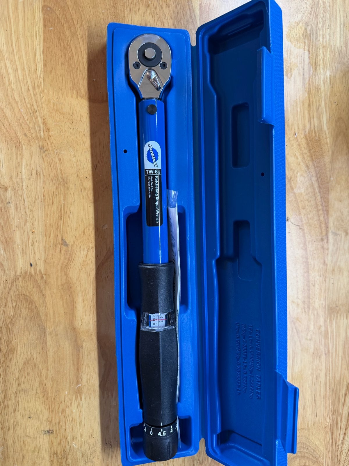Park Tool TW-6.2 Momentsleutel 10-60 Nm, Verzenden, Zo goed als nieuw, Sleutel/ratel, Overige merken