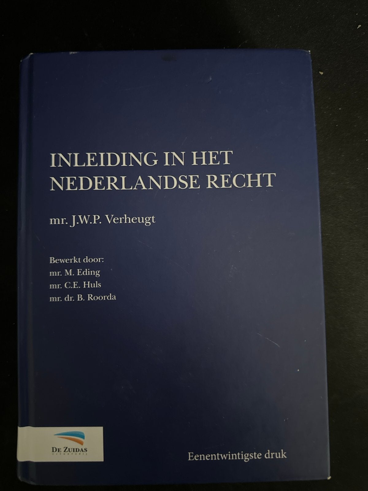 Inleiding in het Nederlandse Recht - mr. J.W.P. Verheugt, Ophalen of Verzenden, Gamma, Zo goed als nieuw, HBO