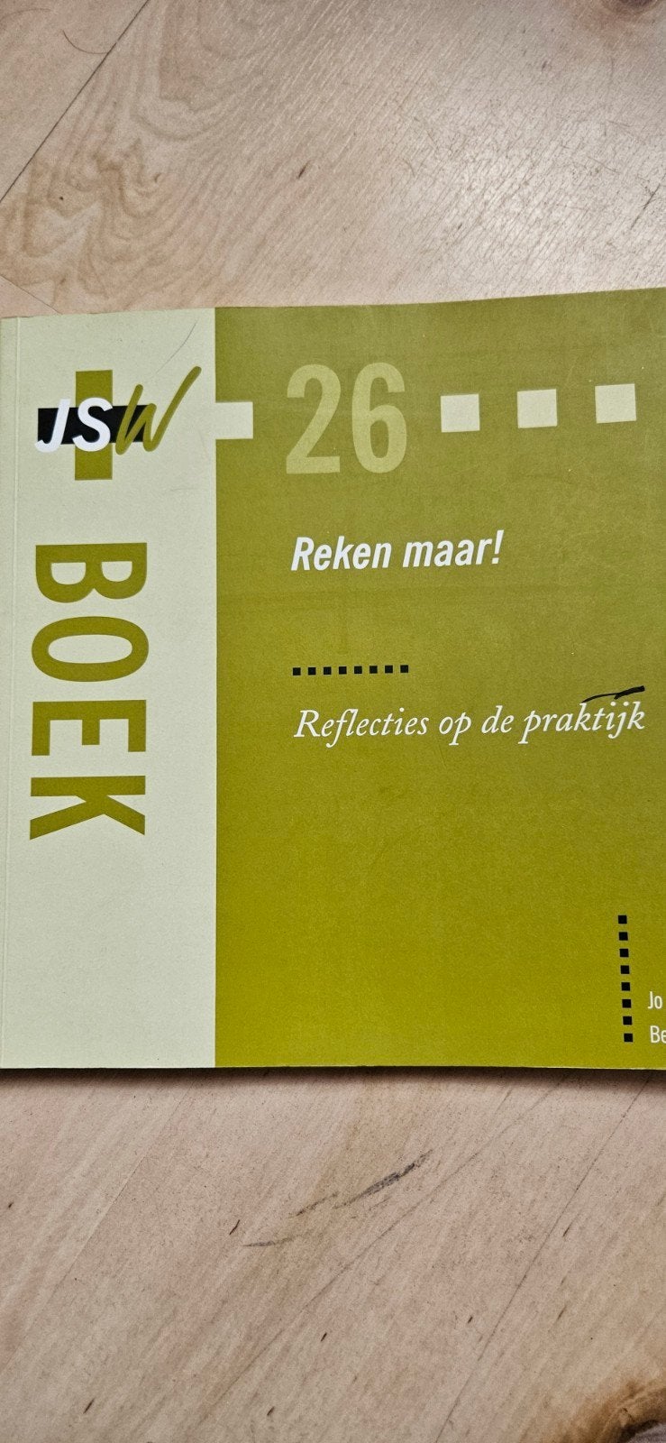 B. van Oers - JSW boek Reken maar!, Gelezen, Sociale wetenschap, Ophalen of Verzenden, B. van Oers; J. Nelissen