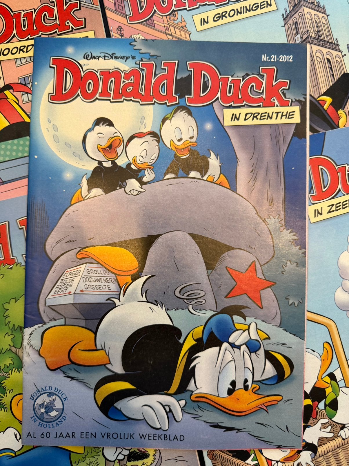 Donald Duck Weekblad 2012 17 21 25. 29 39 43 Provincies, Boeken, Meerdere stripboeken, Ophalen of Verzenden, Zo goed als nieuw