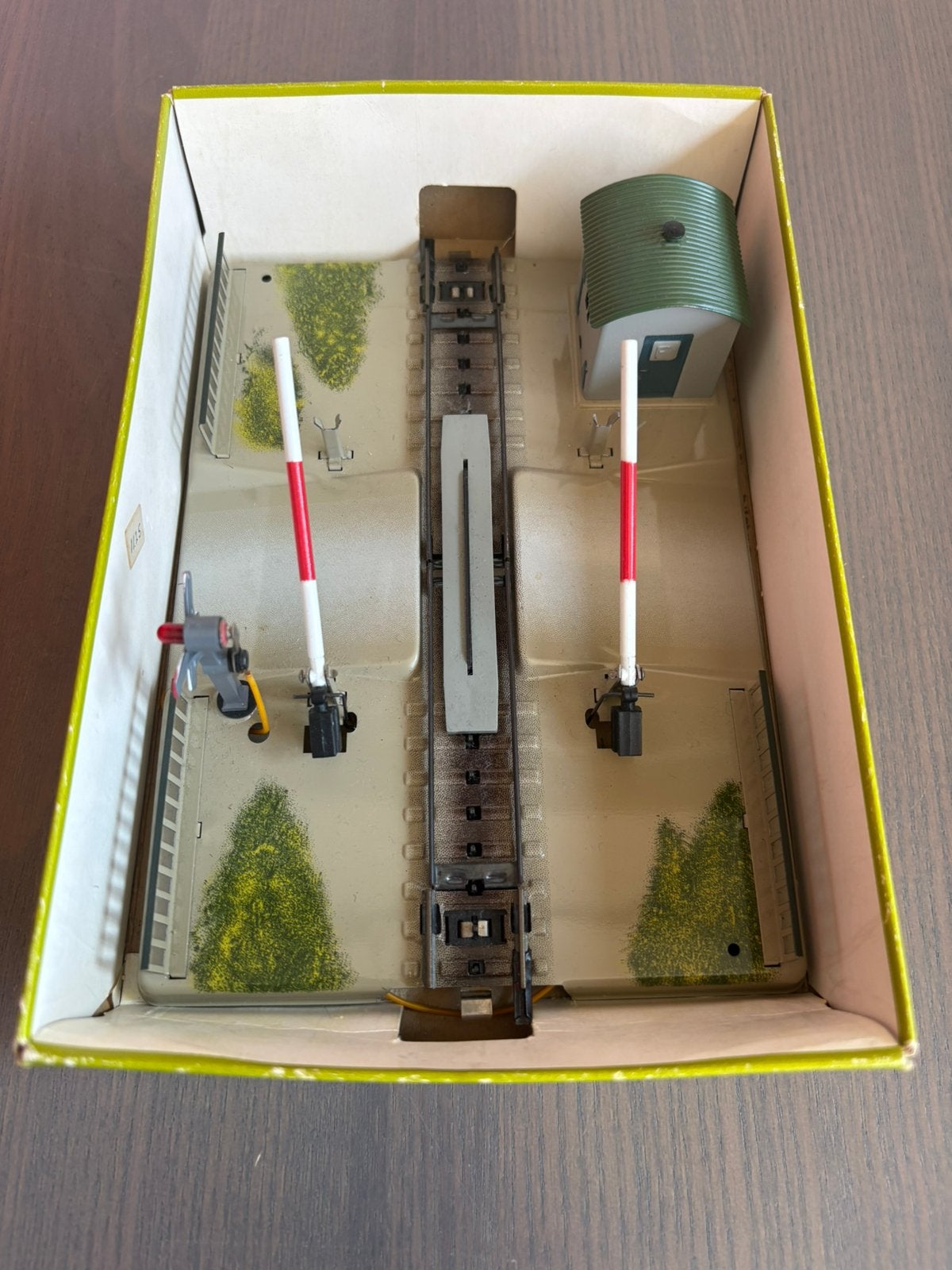 Märklin HO mechanische spoorwegovergang jaren ‘70, Wisselstroom, Nieuw, Rails, Ophalen of Verzenden