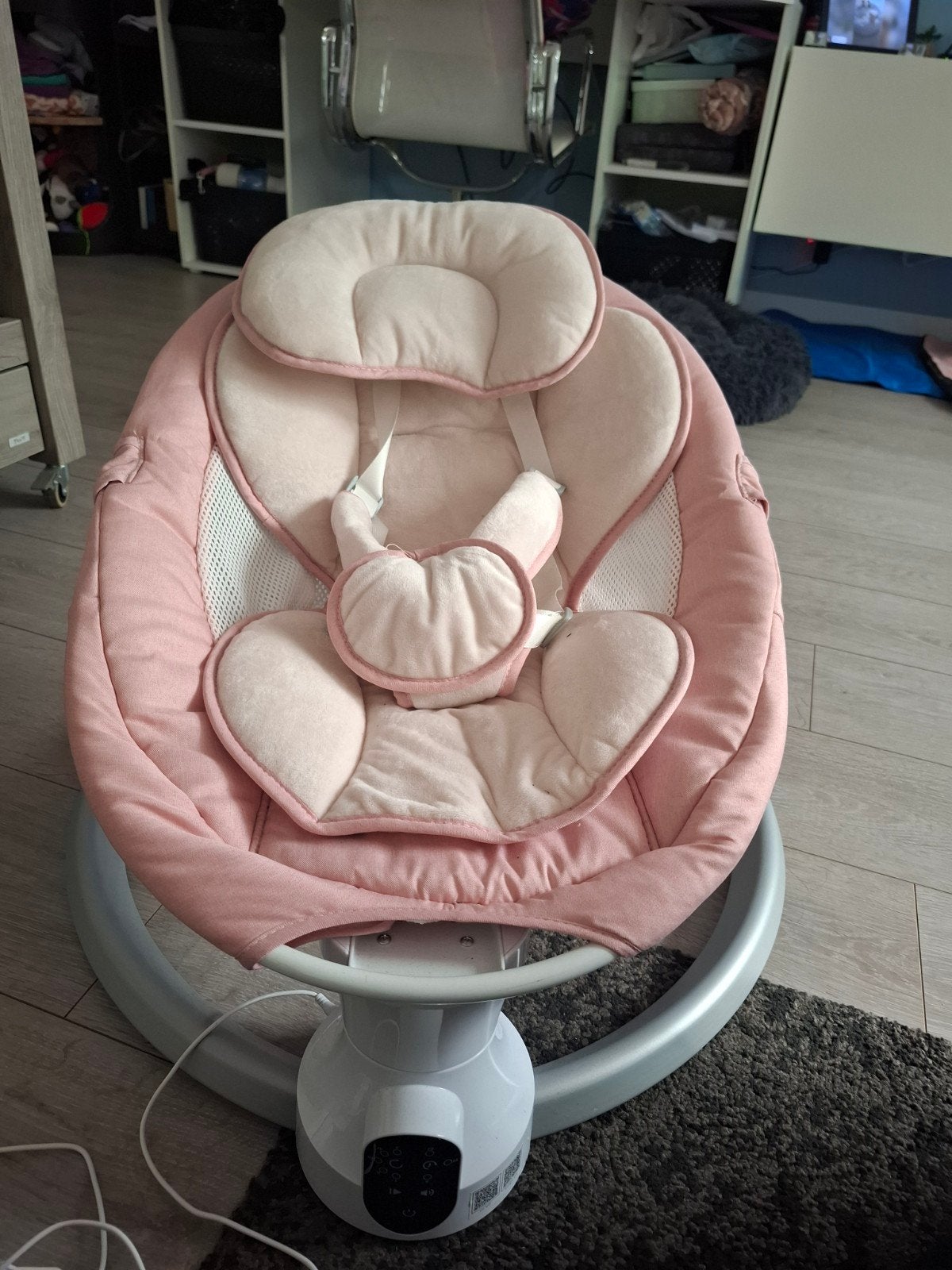 Elektrische Babyschommel met Bluetooth en Afstandsbediening, Ophalen, Zo goed als nieuw