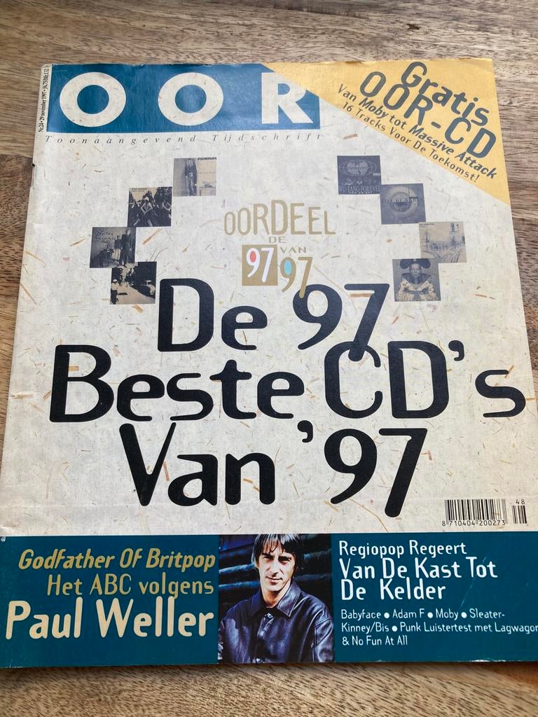 OOR 1997 Paul Weller MOBY Judas Priest MIKE SCOTT Babyface, Ophalen of Verzenden, Zo goed als nieuw, Muziek, Film of Tv