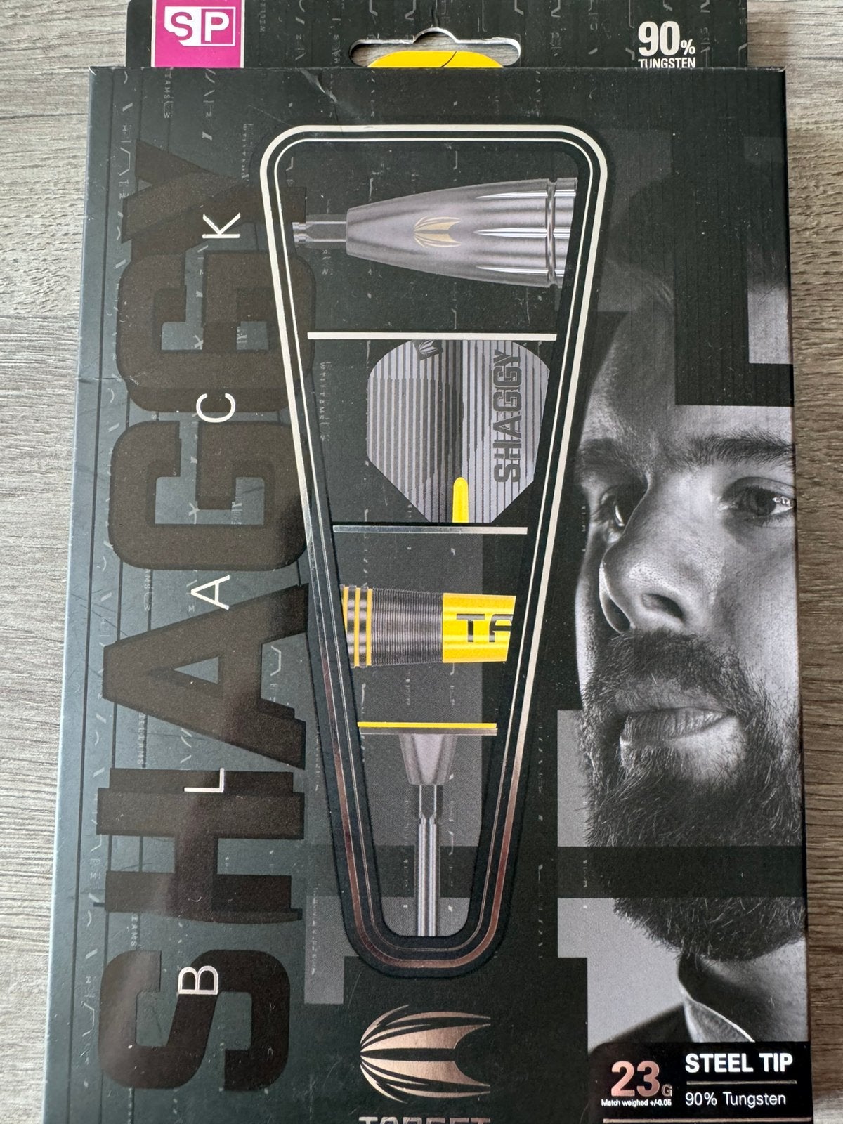 Target Scott Williams Black Swiss Point 90% - 23g, Ophalen, Zo goed als nieuw, Pijlen