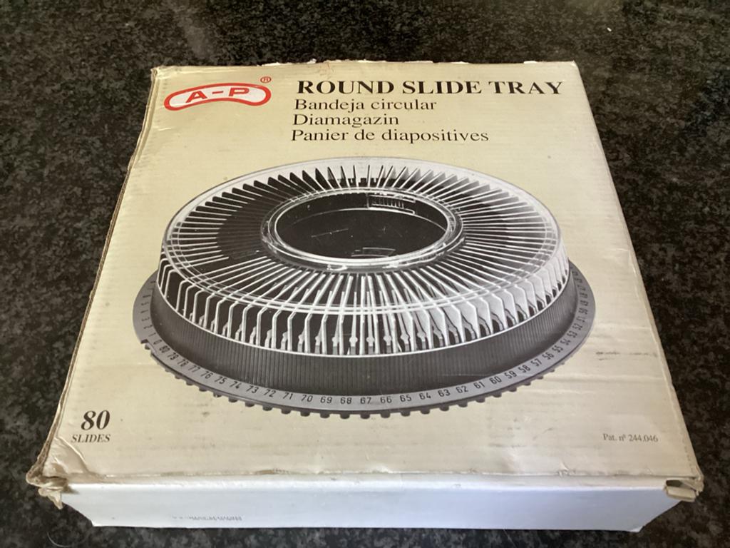 A-P Ronde Diamagazijn voor 80 Dia's - Vintage, Ophalen of Verzenden, Nieuw