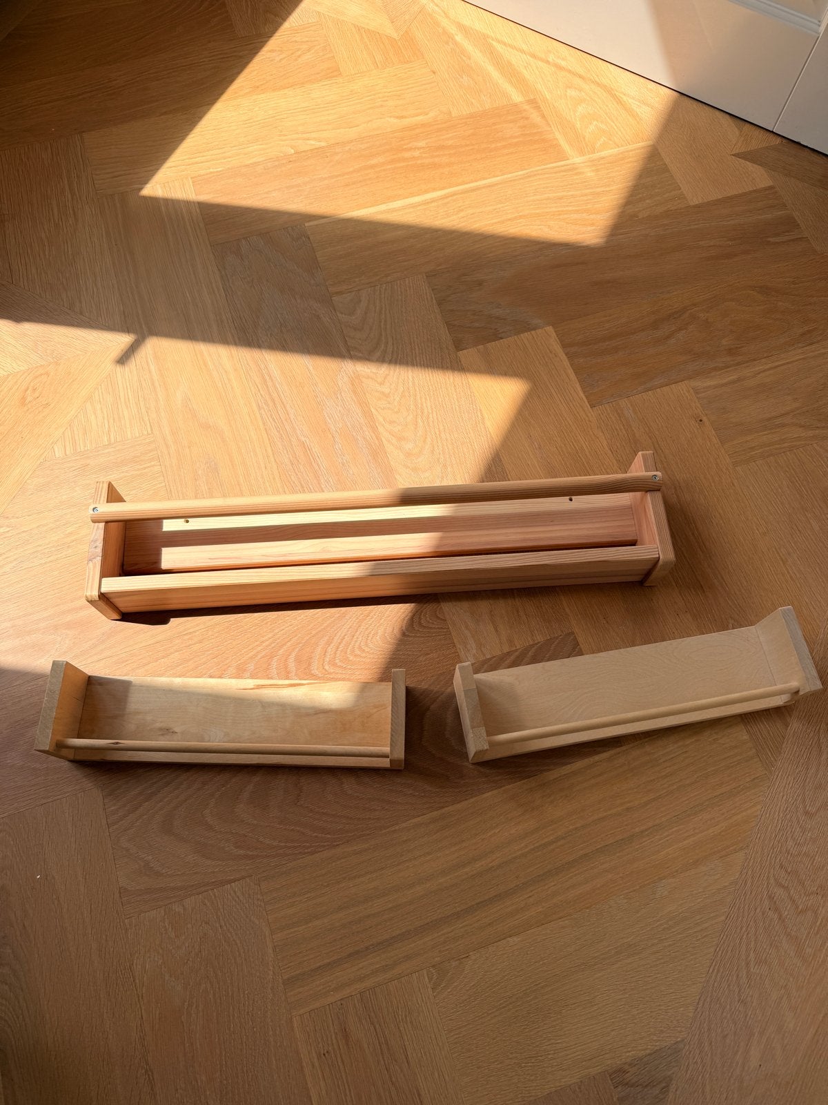 Drie houten rekjes IKEA Bekväm kruidenrekjes, Ophalen, Gebruikt, Bruin, Hout