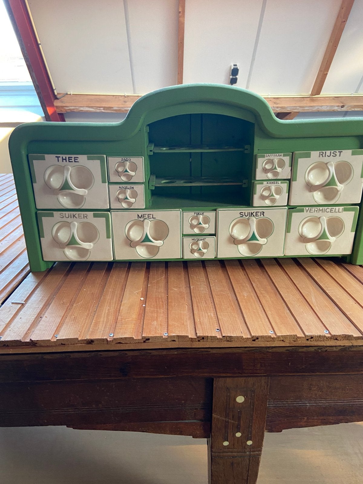 Mooi vintage kruidenkastje, Ophalen