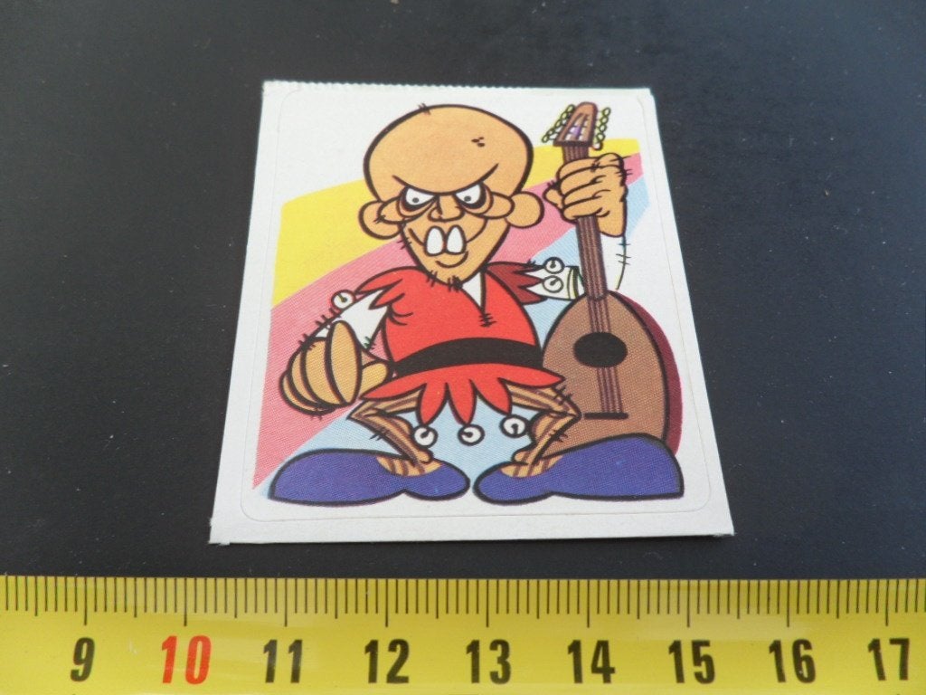 sticker dunkin hippy monsters #73 monster nar belletjes, Ophalen of Verzenden, Zo goed als nieuw