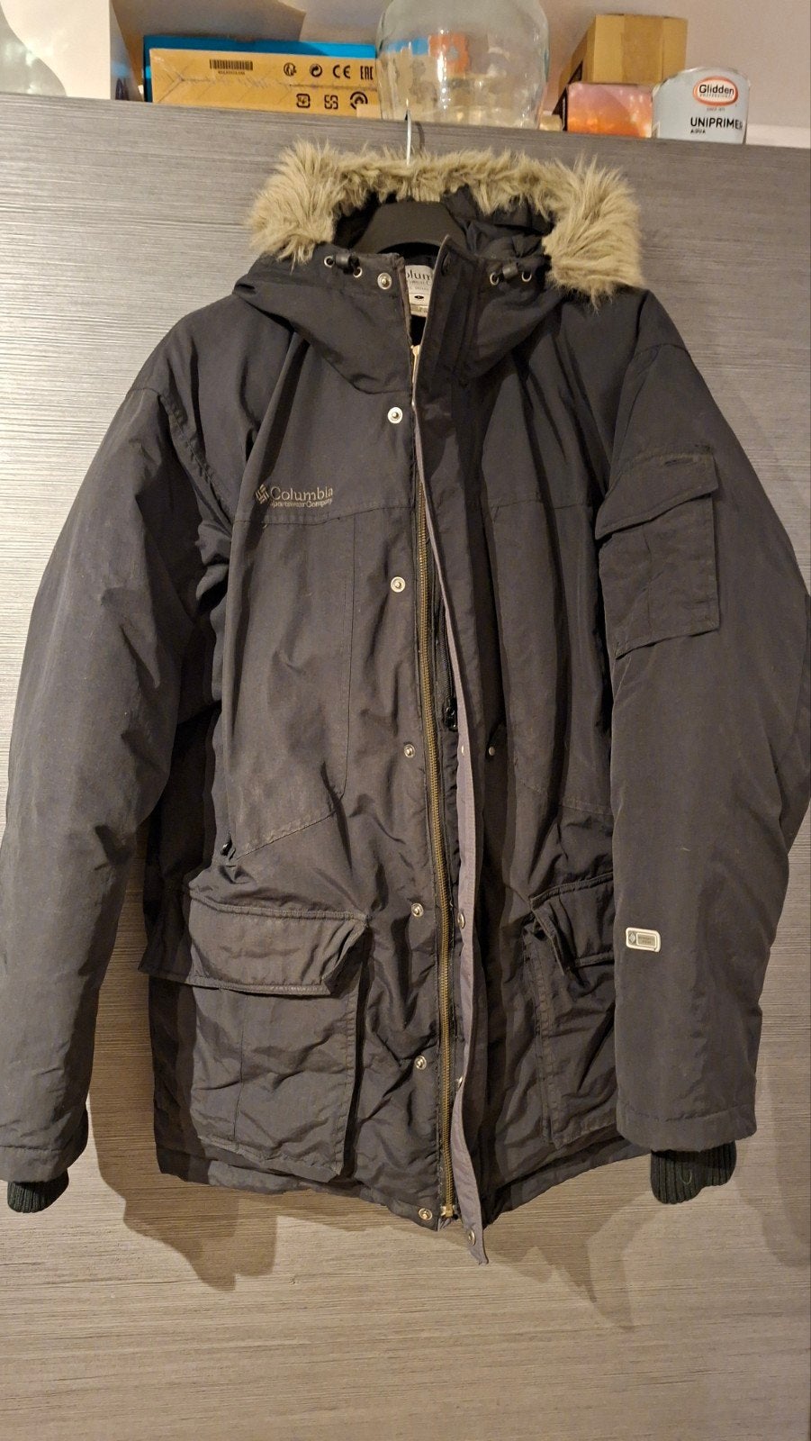 Columbia Sportswear Company Winterjas Maat L, Ophalen, Maat 52/54 (L), Columbia, Zwart