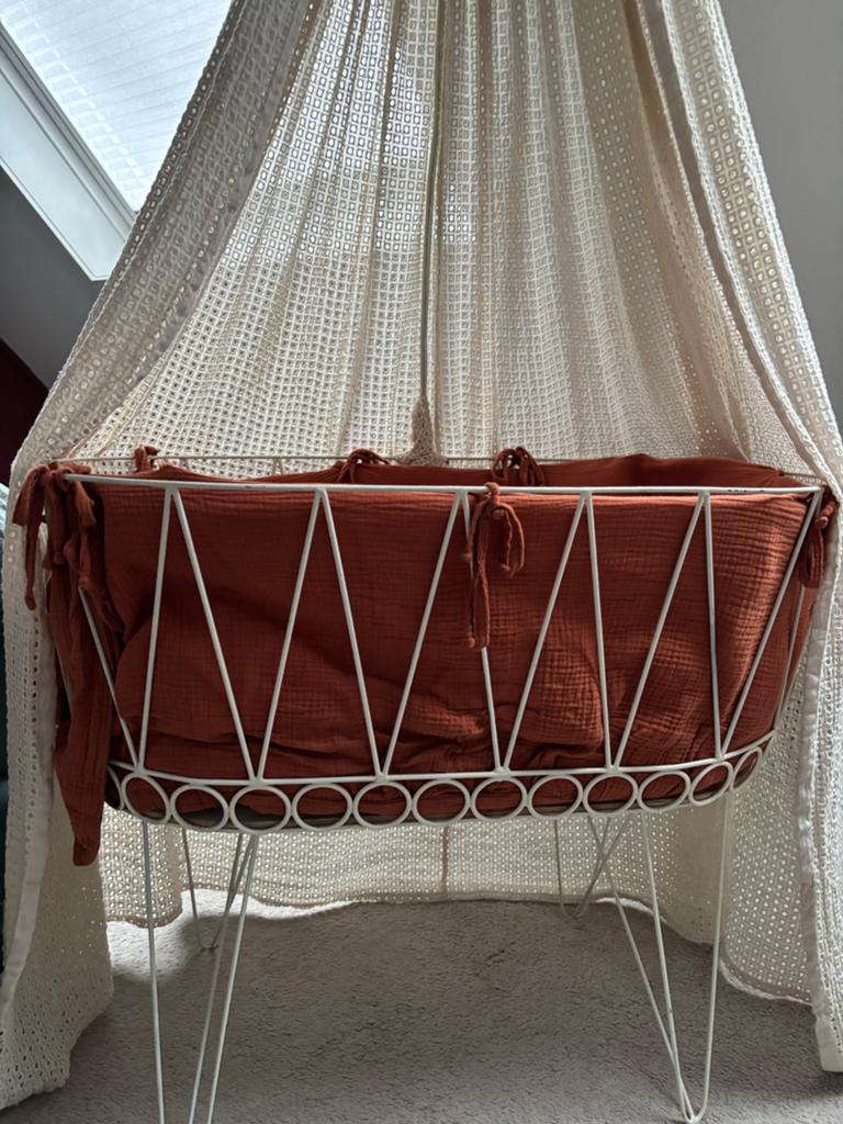 Wieg vintage boho, Kinderen en Baby's, Ophalen, Zo goed als nieuw, Wieg
