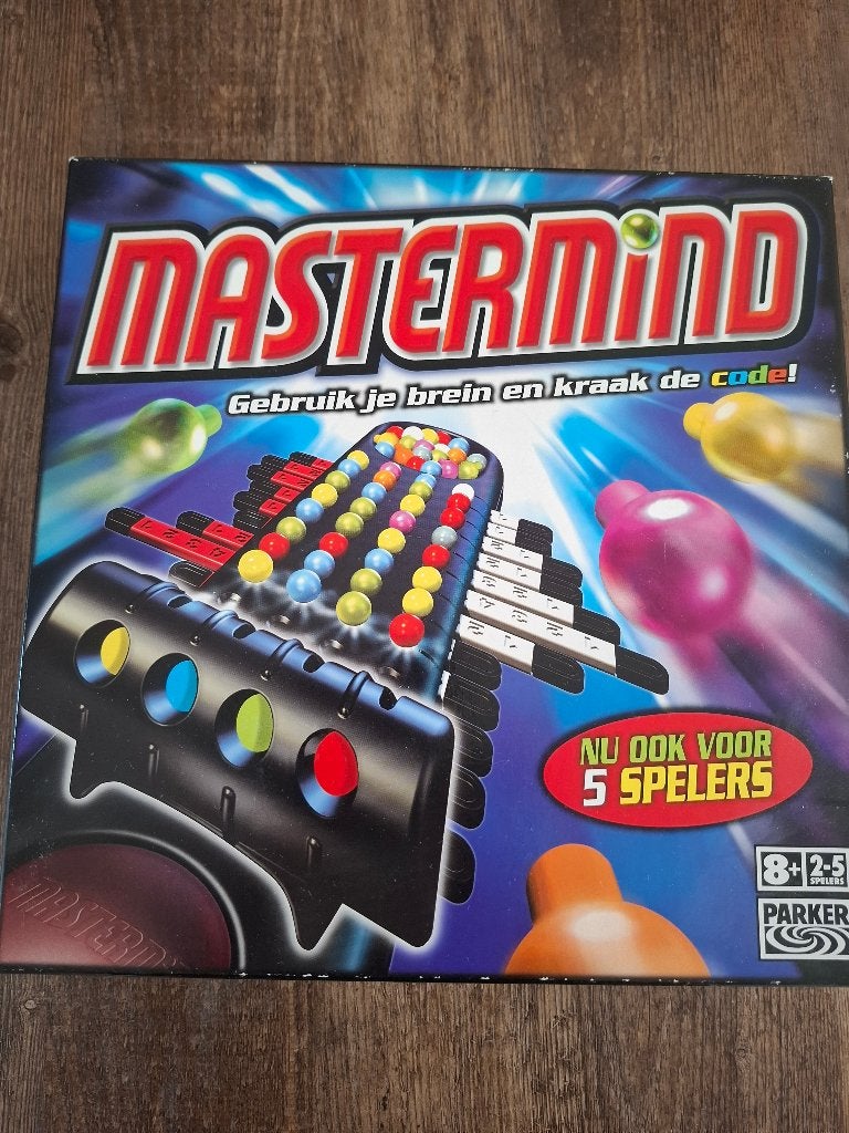 Mastermind, gezelschapsspel, Drie of vier spelers, Ophalen of Verzenden, Zo goed als nieuw, Parker
