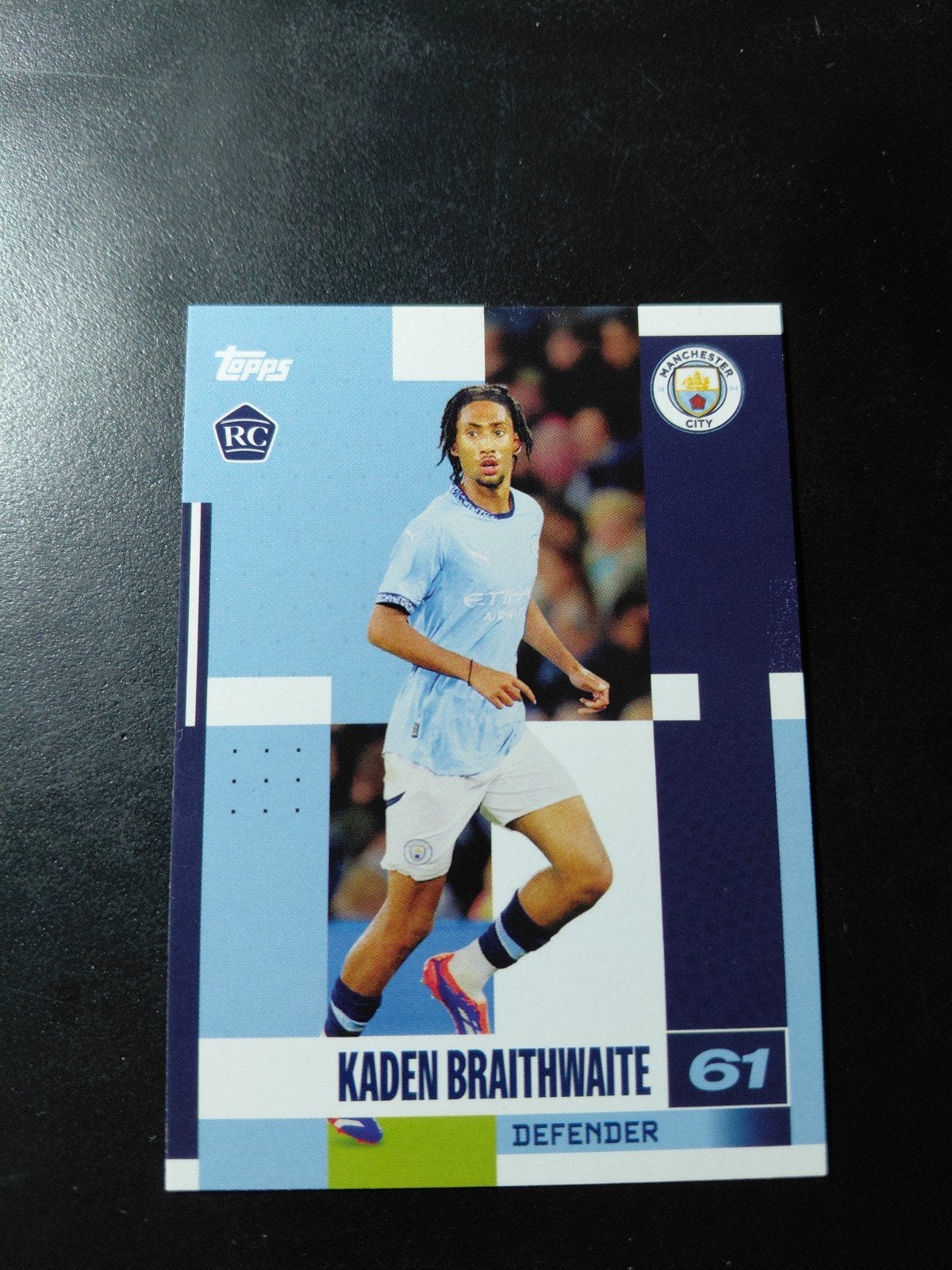 Kaden braithwaite ROOKIE (manchester city) topps, Verzenden, Nieuw, Buitenlandse clubs, Spelerskaart