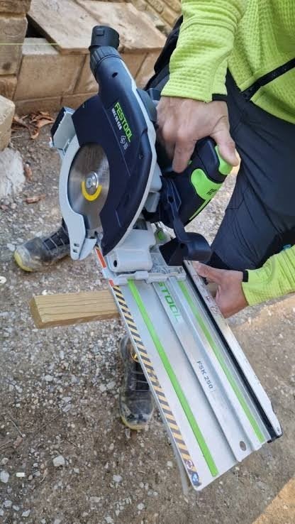 Festool hkc 55 Cirkelzaag, Invalzaag, Ophalen of Verzenden, Zo goed als nieuw, 30 tot 70 mm