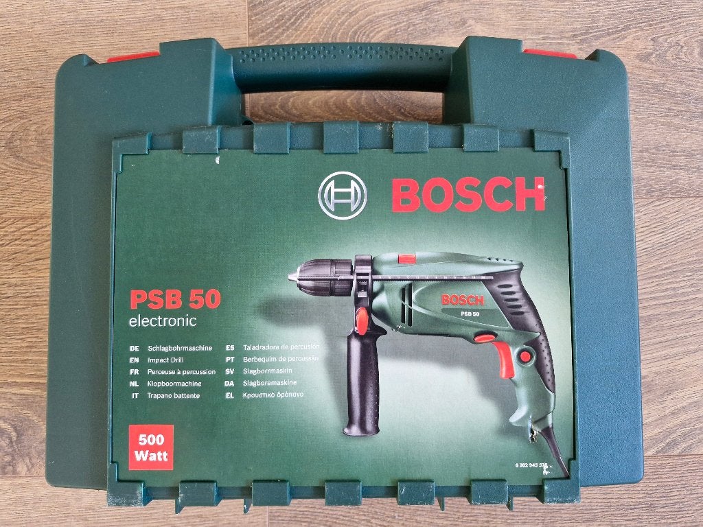 Bosch PSB 50 Electronic Klopboormachine 500W ZGAN in Koffer