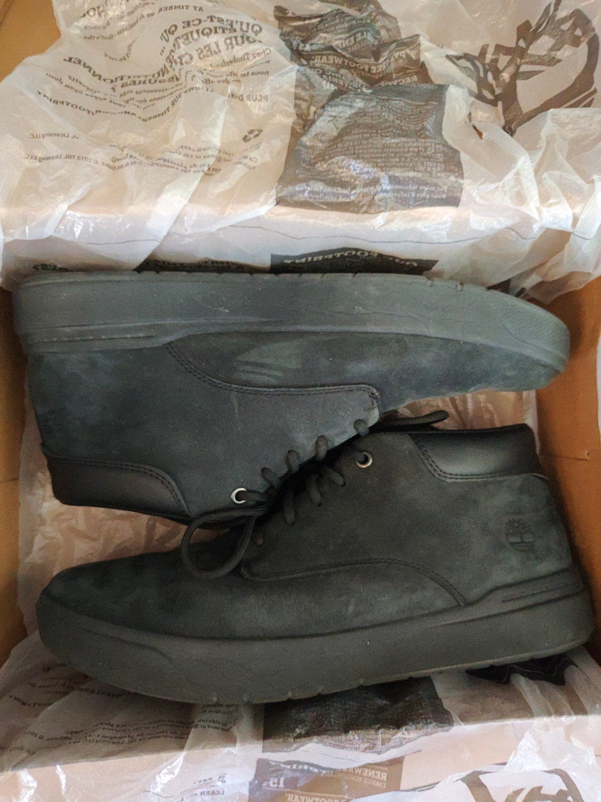 Timberland maat 45,5, Ophalen of Verzenden, Zo goed als nieuw, Zwart, Boots
