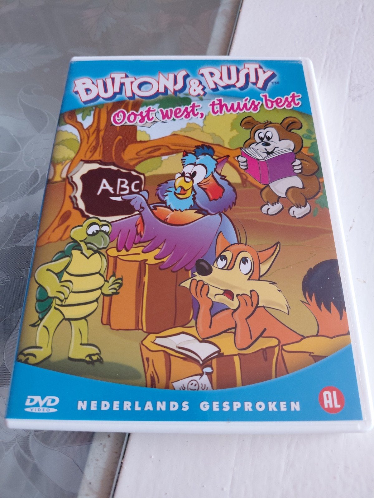 Buttons & Rusty - Oost West Thuis Best dvd., Europees, Tekenfilm, Alle leeftijden, Ophalen of Verzenden