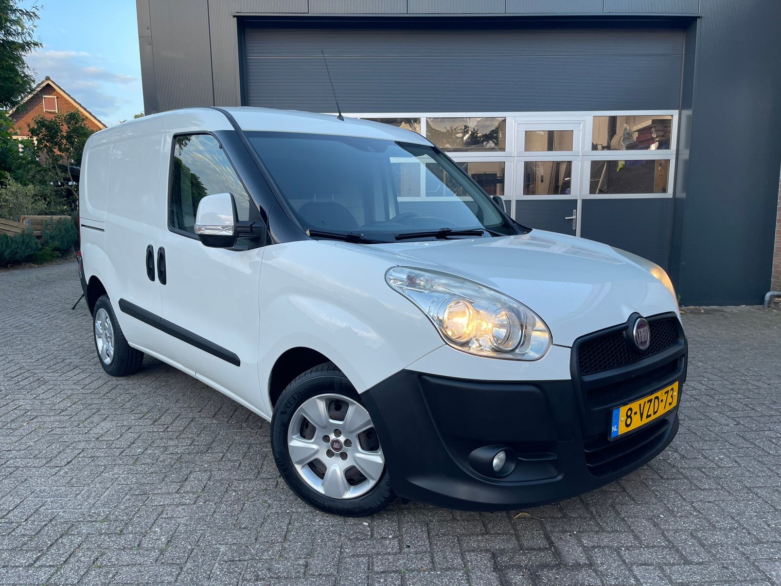 Fiat Doblo 2012 | Airco! | Lage km! | Super nette auto!, Voorwielaandrijving, Euro 5, Stof, Zwart