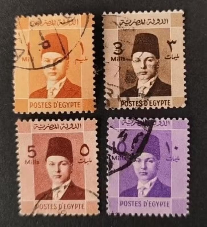 Egypte 2003005 Koning Farouk, Verzenden, Egypte, Gestempeld