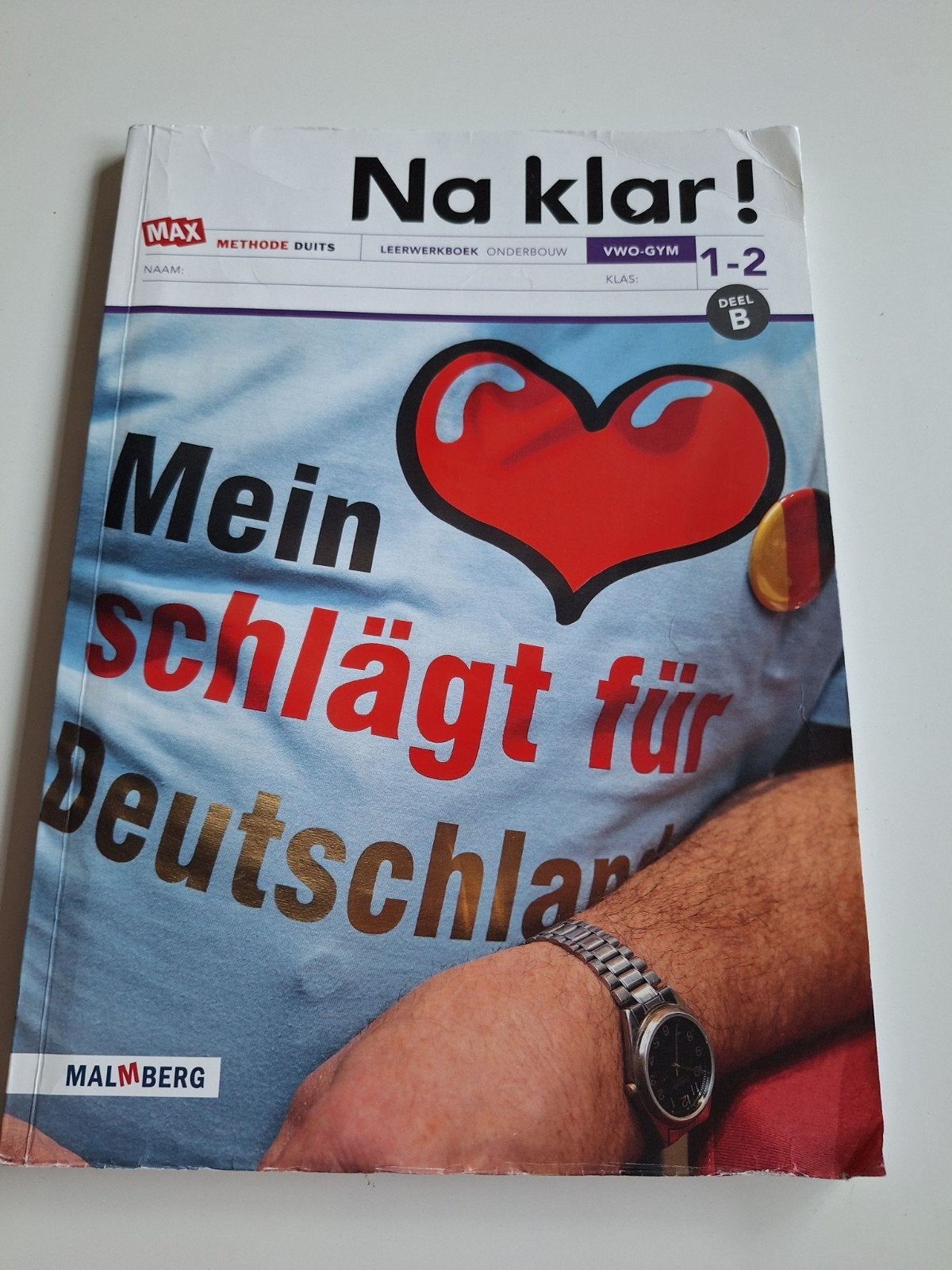 Na klar! VWO-GYM 1-2 Deel B - Duits leerboek, Boeken, Gelezen, VWO, Duits, Ophalen of Verzenden