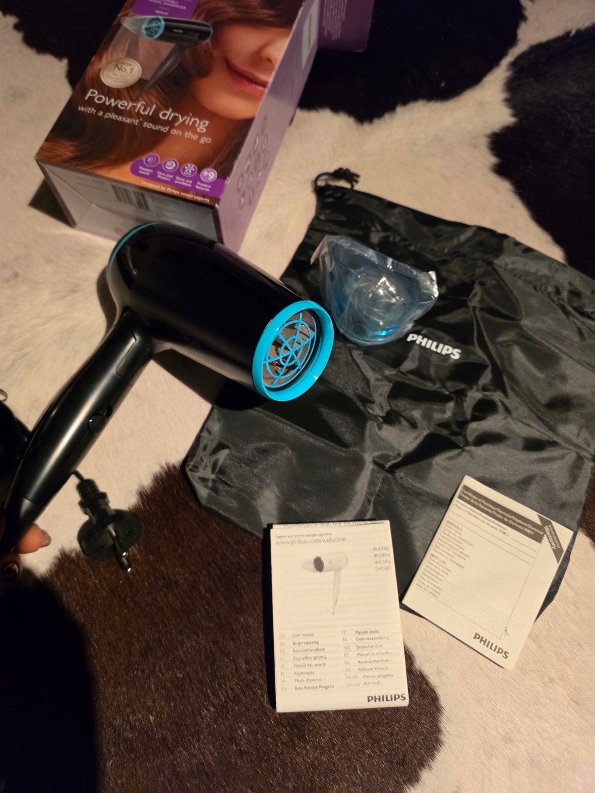Philips - Krachtige en Compacte Haardroger, Ophalen of Verzenden, Nieuw, Haarverzorging