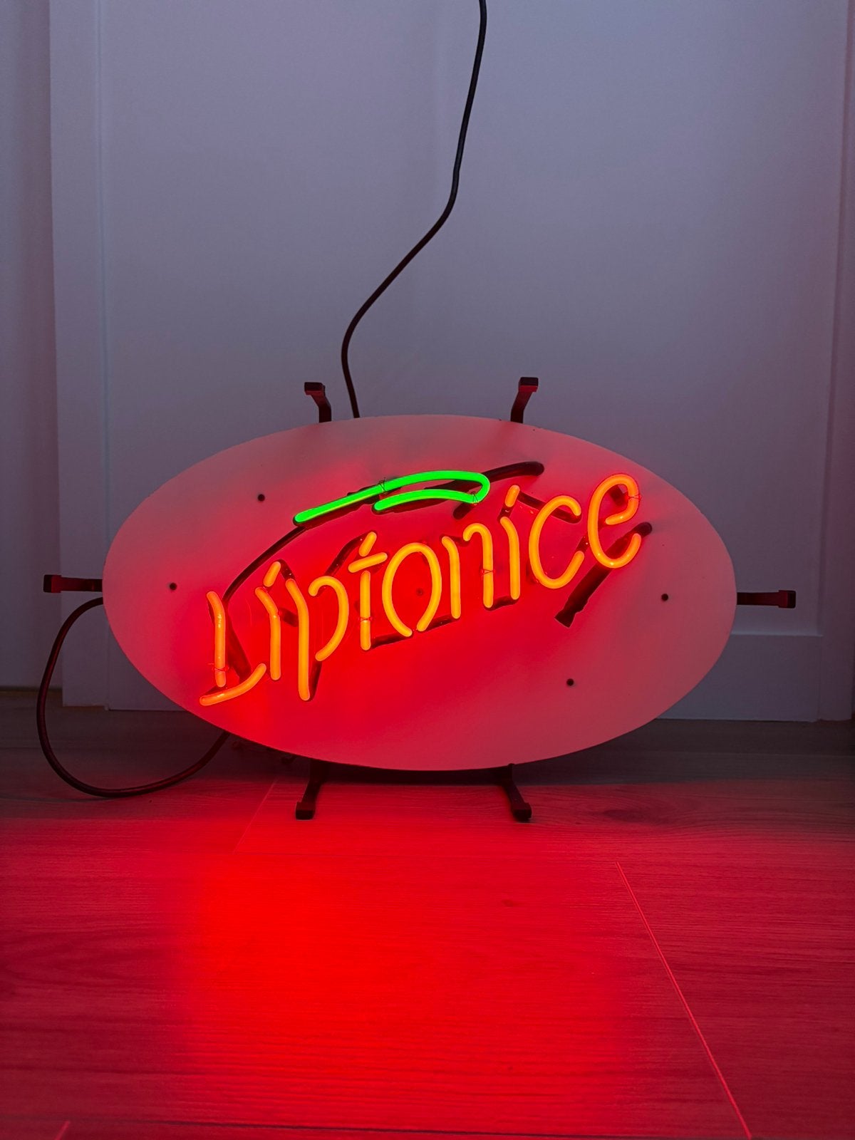 LiptonIce Neon Glas Orginele Staat, Ophalen, Zo goed als nieuw, Lichtbak of (neon) lamp